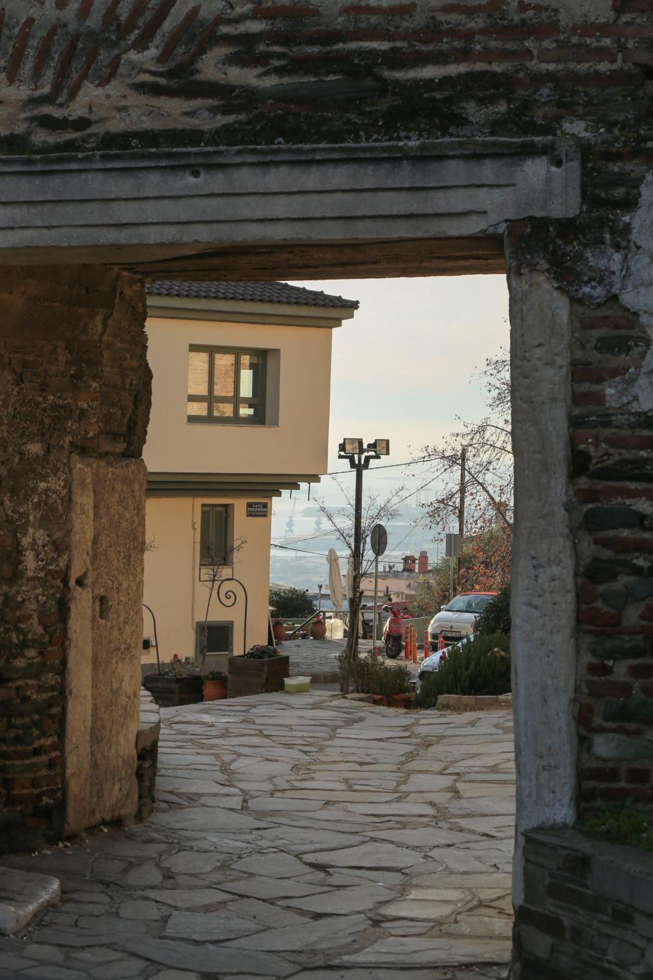 Ferienwohnung Beyond The Castle Thessaloniki Exterior foto
