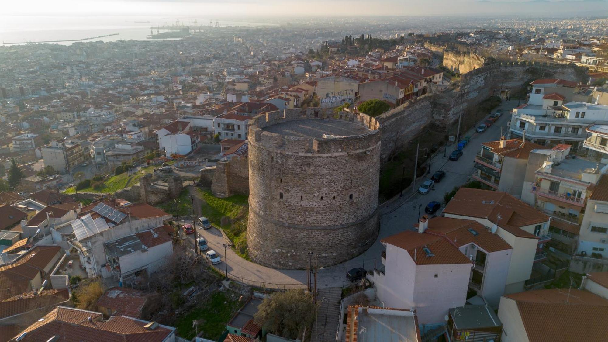 Ferienwohnung Beyond The Castle Thessaloniki Exterior foto