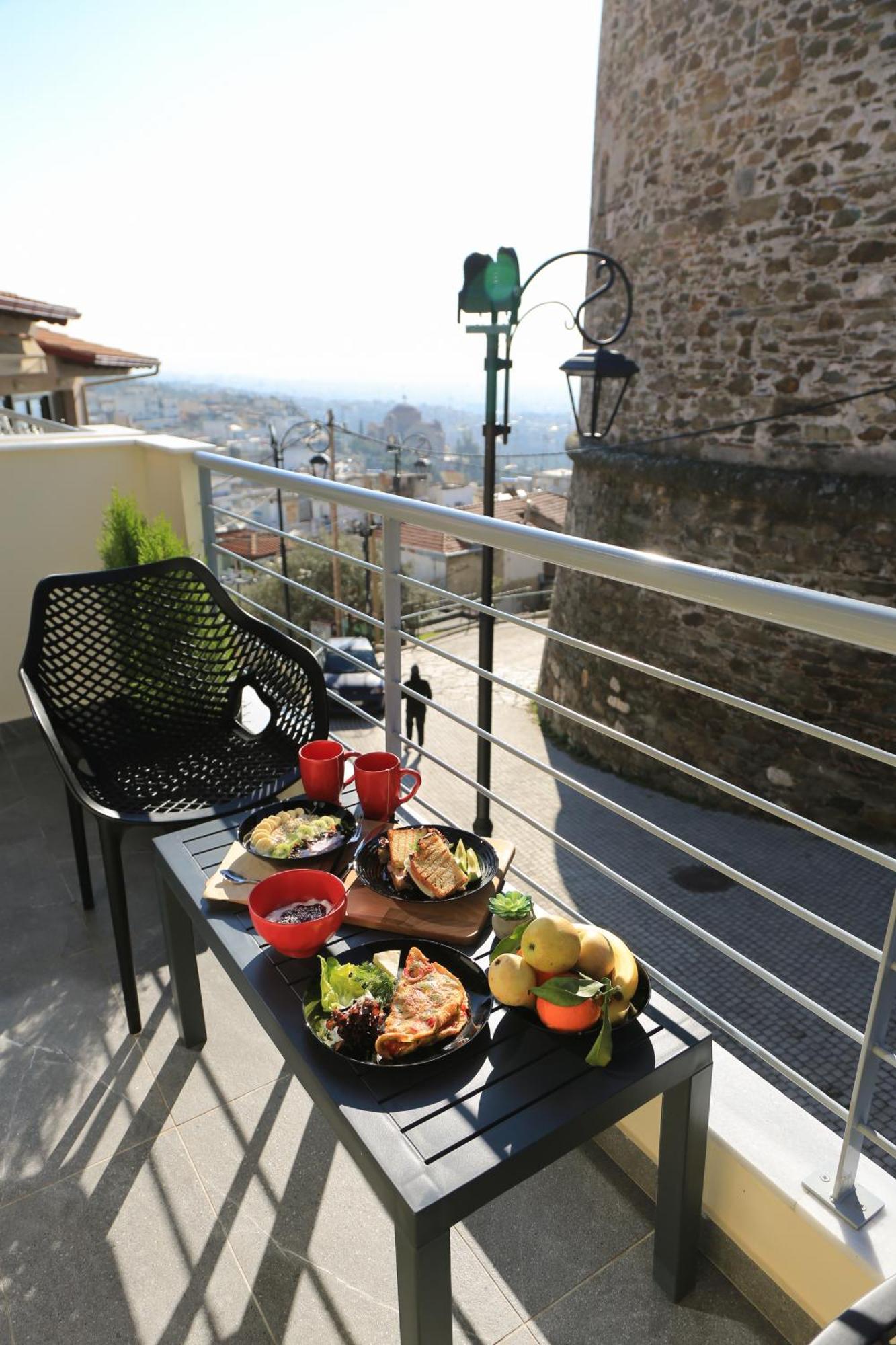 Ferienwohnung Beyond The Castle Thessaloniki Exterior foto